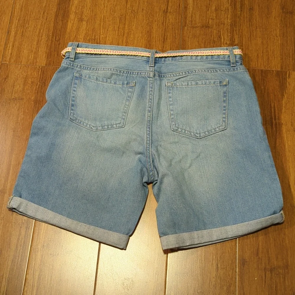 The Children's Place Midi Mi-Long Denim Shorts Savannah Wash …